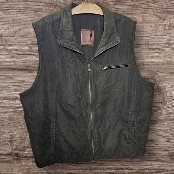 Other - Vertical by Robert Comstock Men's Full Zip Vest Sz XL Thinsulate Insulation